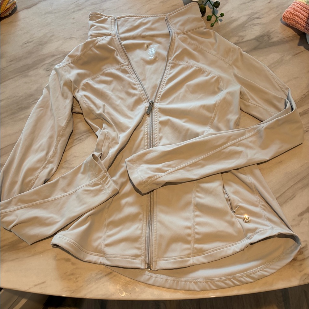 BuffBunny Light Gray/Beige Utility Jacket